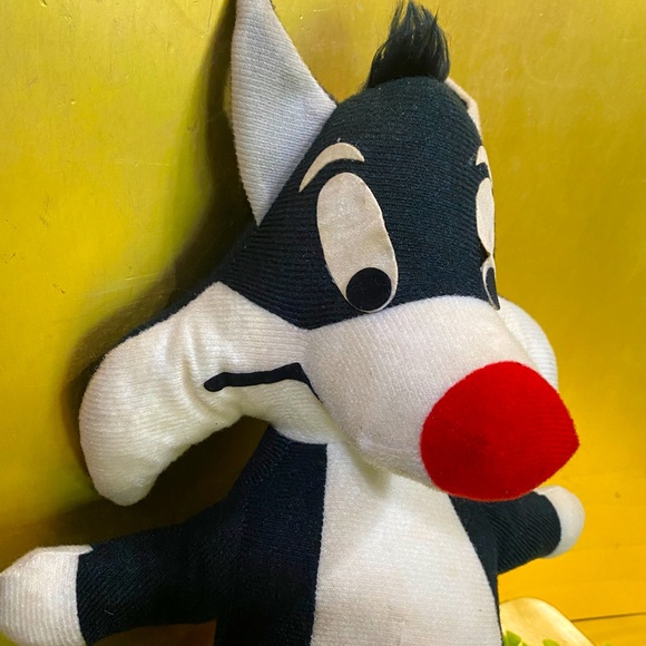 WARNER BROS. SYLVESTER THE CAT VINTAGE 1971 PLUSH WITH ORIGINAL TAG MIGHTY STAR - Picture 7 of 12